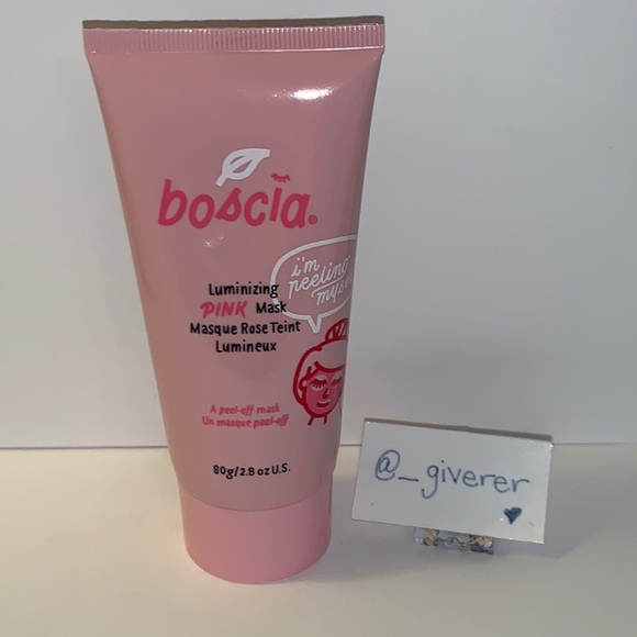 New Boscia Luminizing Pink Charcoal Peel Off Mask - Picture 3 of 12